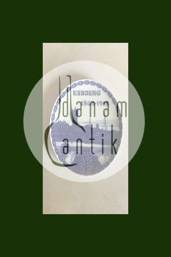 Royal Copenhagen Mindeplatte fra 1918 RC-CM173