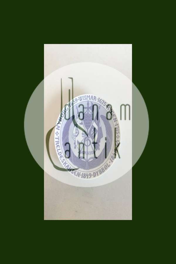 Royal Copenhagen Mindeplatte fra 1908 RC-CM81