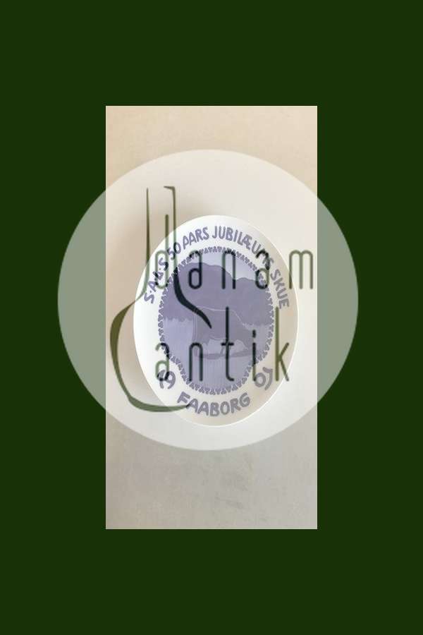 Royal Copenhagen Mindeplatte fra 1907 RC-CM74