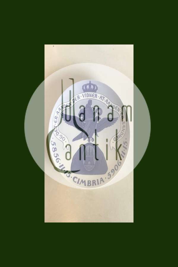 Royal Copenhagen Mindeplatte fra 1906 RC-CM63