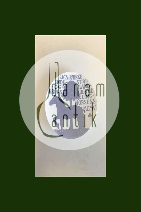 Royal Copenhagen Mindeplatte fra 1905 RC-CM53