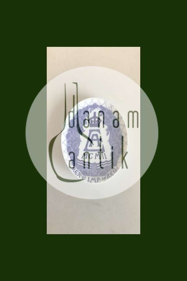 Royal Copenhagen Mindeplatte fra 1902 RC-CM42