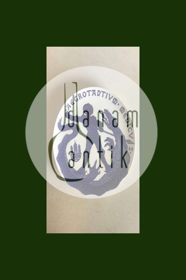 Royal Copenhagen Mindeplatte fra 1897 RC-CM15 Island