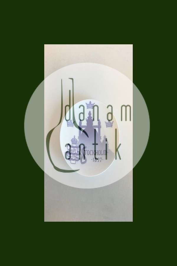 Royal Copenhagen Mindeplatte fra 1897 RC-CM10