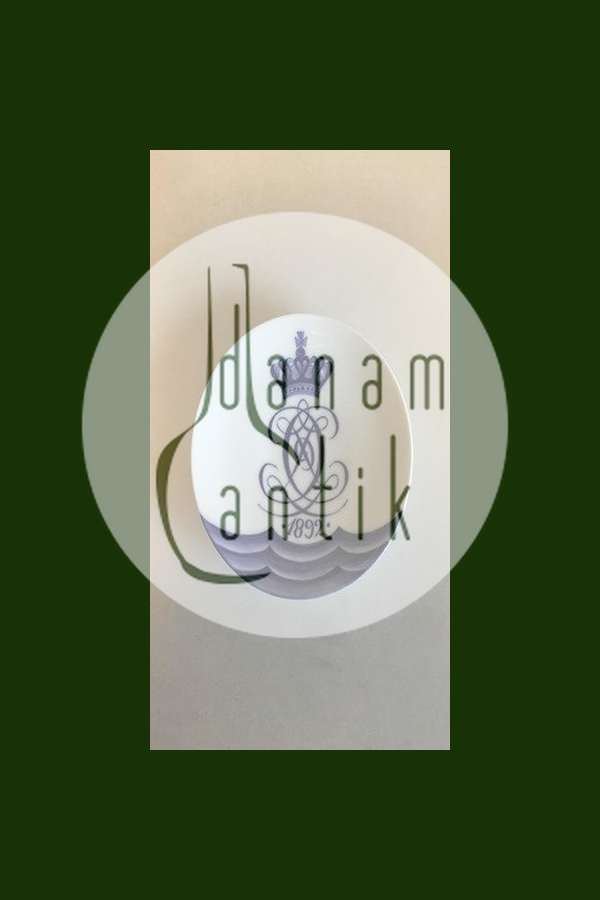 Royal Copenhagen Mindeplatte fra 1892 RC-CM2