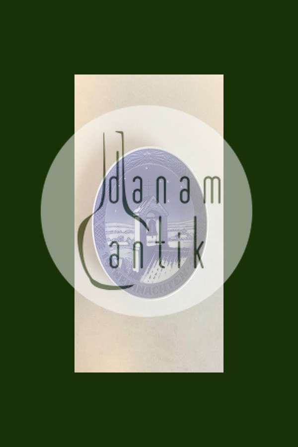 Royal Copenhagen Juleplatte fra 1942 med Tysk indskription "Weihnachten"