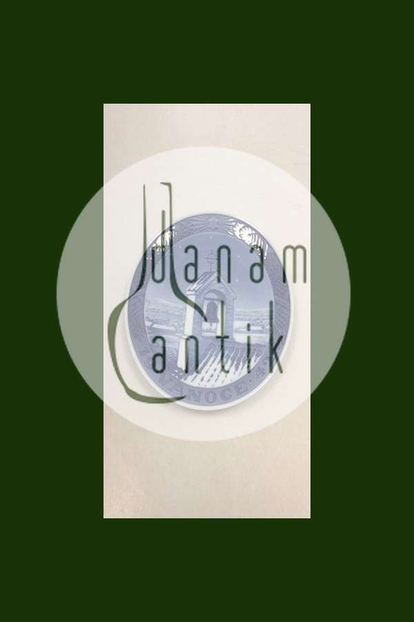 Royal Copenhagen Juleplatte fra 1942 med tjekkisk indskription "Vanoce"