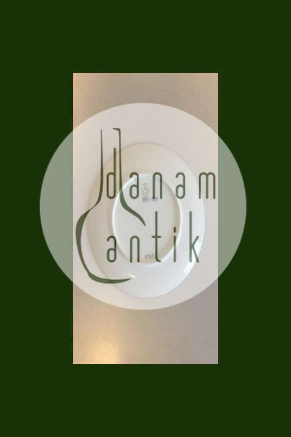 Royal Copenhagen Juleplatte fra 1923 med Tysk indskription "Weihnachten"