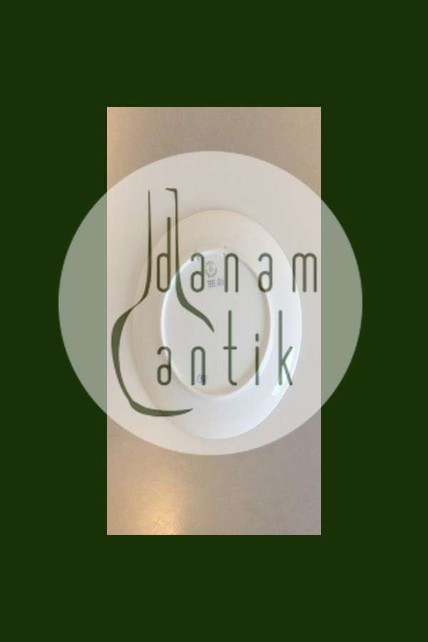 Royal Copenhagen Juleplatte fra 1919 med Tysk indskription "Weihnachten"