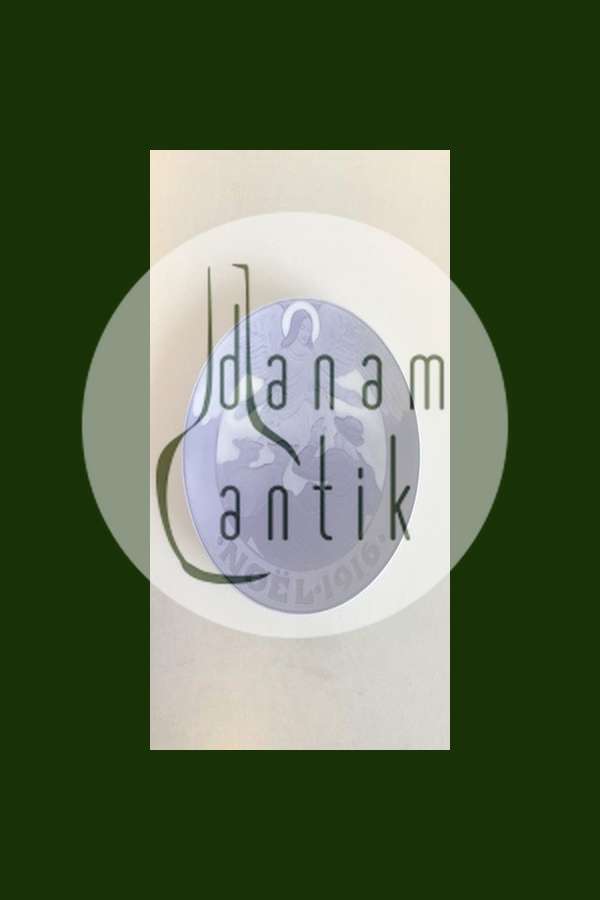 Royal Copenhagen Juleplatte fra 1916 med Fransk indskription "Noel"