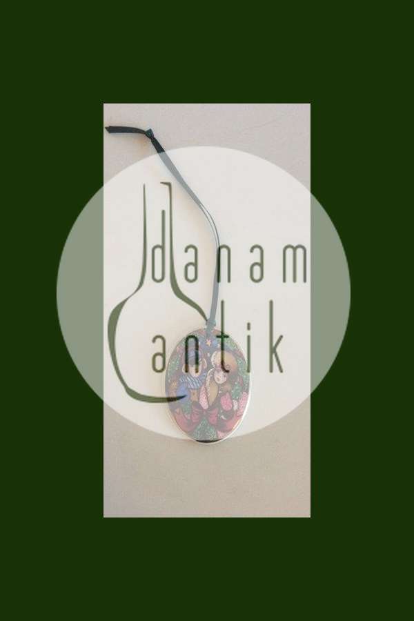 Royal Copenhagen Kære Familie Ornament "Skøjteløb" fra 1993