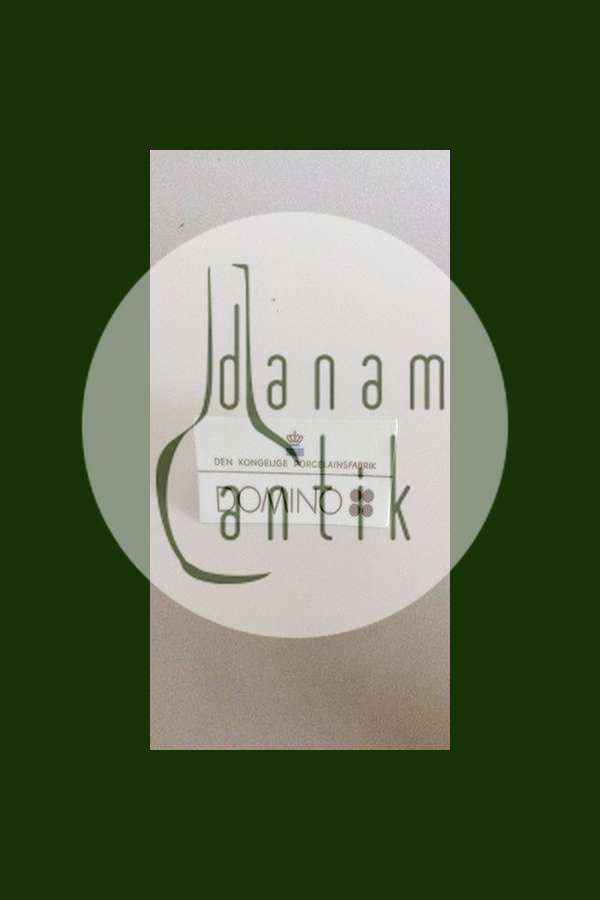 Royal Copenhagen Forhandler Reklame Skilt "Domino"