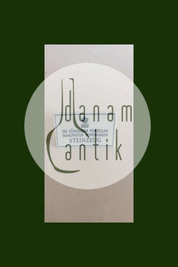 Royal Copenhagen Dealer Advertising Sign "Steinzeug" Stoneware