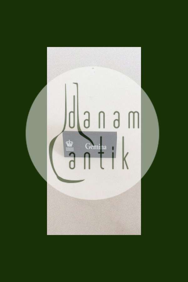 Royal Copenhagen Dealer Advertising Sign in Plastic "Gemina"