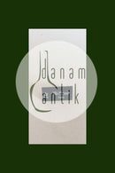 Royal Copenhagen Forhandler Reklame Skilt i Plastik "Blå Blomst Flettet"