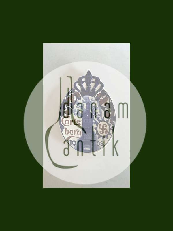 Aluminia Carlsberg Bryggeri Platte fra 1908