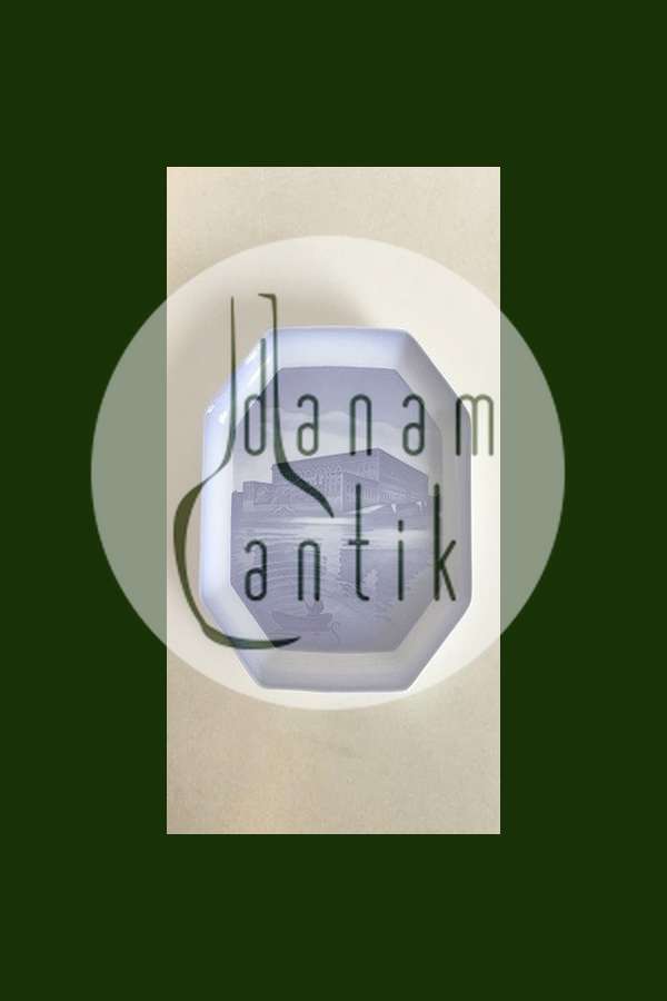 Bing og Grøndahl Alfabet Platte Stockholm. Designet i 1933-1934 af Ove Larsen