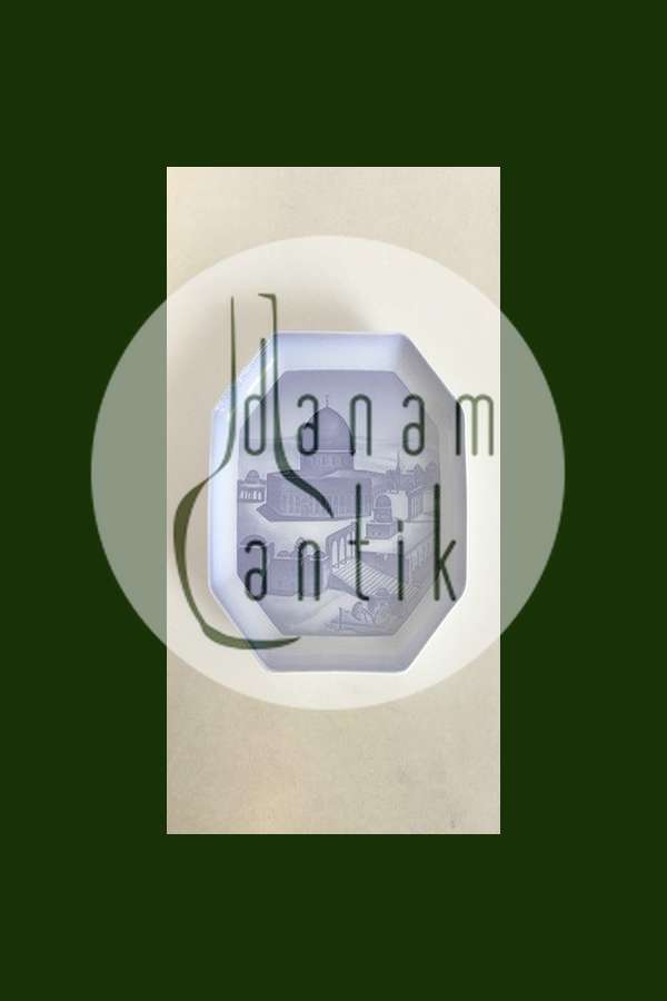 Bing og Grøndahl Alfabet Platte Jerusalem. Designet i 1933-1934 af Ove Larsen