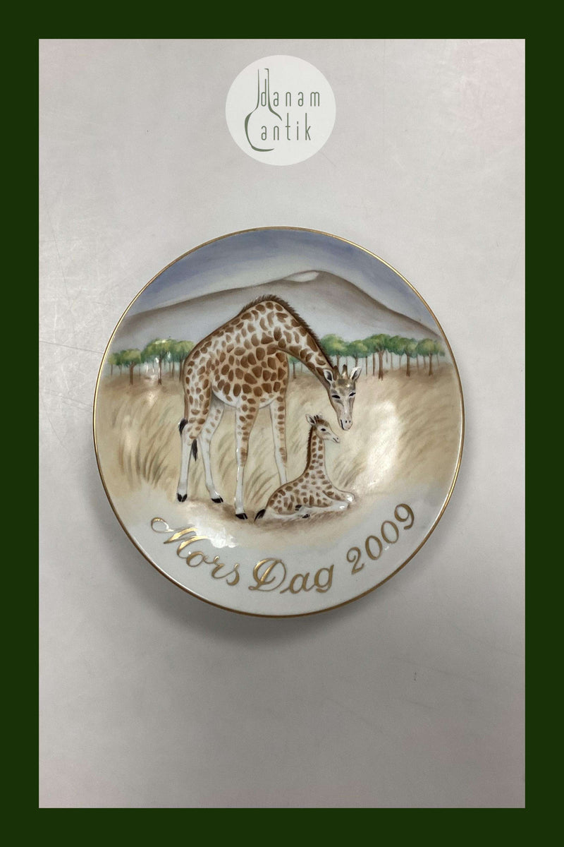 Bing og Grøndahl Mors Dags Platte i overglasur fra 2009