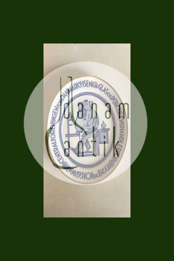 Bing & Grøndahl Mindeplatte fra 1931 BG-CM64