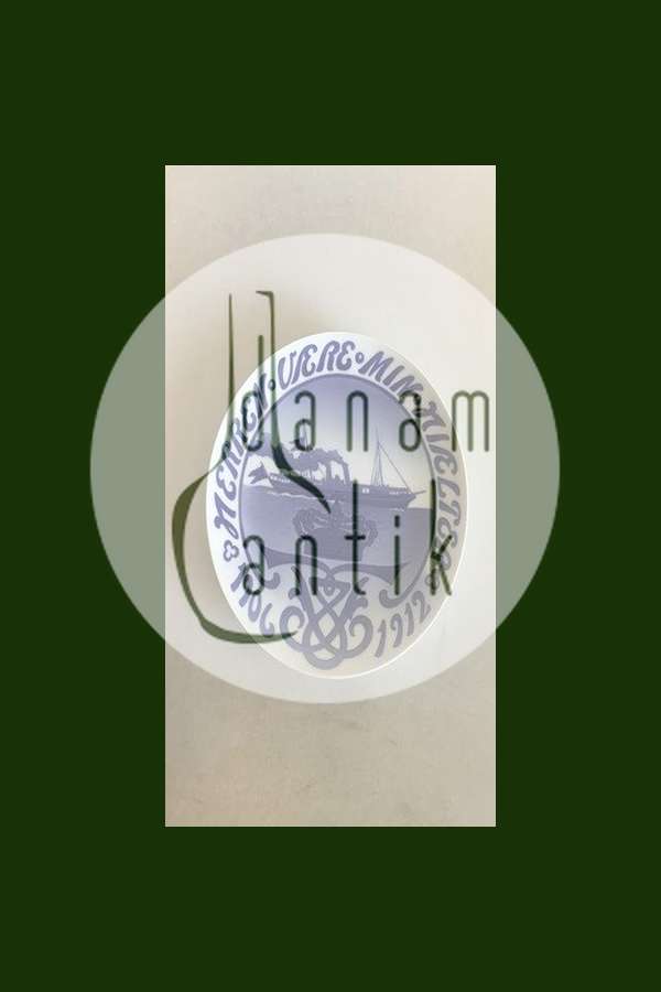 Bing & Grøndahl Mindeplatte fra 1912 BG-CM40