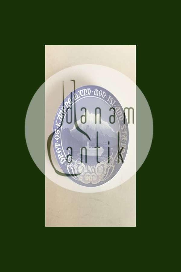 Bing & Grøndahl Mindeplatte fra 1907 BG-CM24