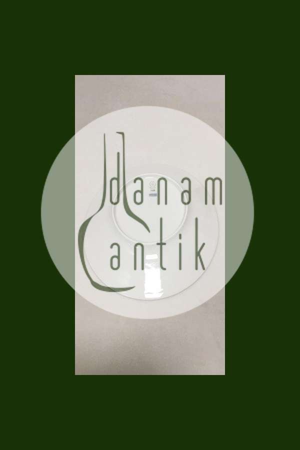 Royal Copenhagen Hvid Vifte Frokosttallerken No. 11520