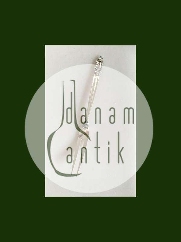 Georg Jensen Sterling Sølv Konge Kødgaffel No 143