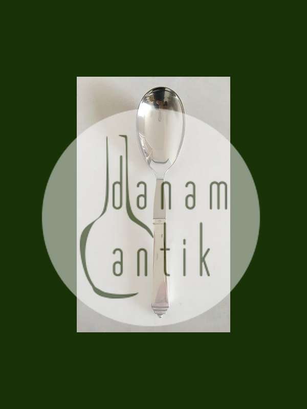 Georg Jensen Pyramide Serveringske i Sterling Sølv og Rustfrit Stål No 102