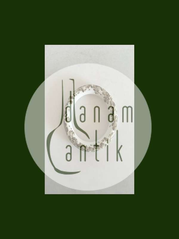 Royal Copenhagen Porcelæn Armring med Blomstermotiv