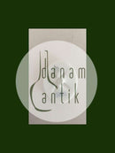 Royal Copenhagen Porzellanknopf mit handgemaltem Motiv eines Musikers