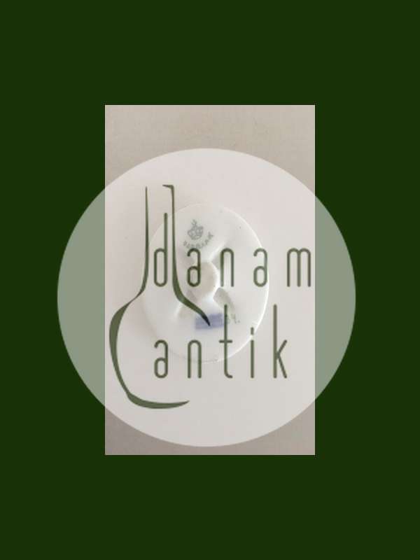 Royal Copenhagen Porcelænsknap med Håndmalet Blomstermotiv