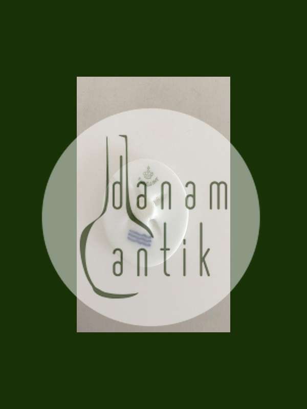 Royal Copenhagen Porcelænsknap med Håndmalet Blomstermotiv