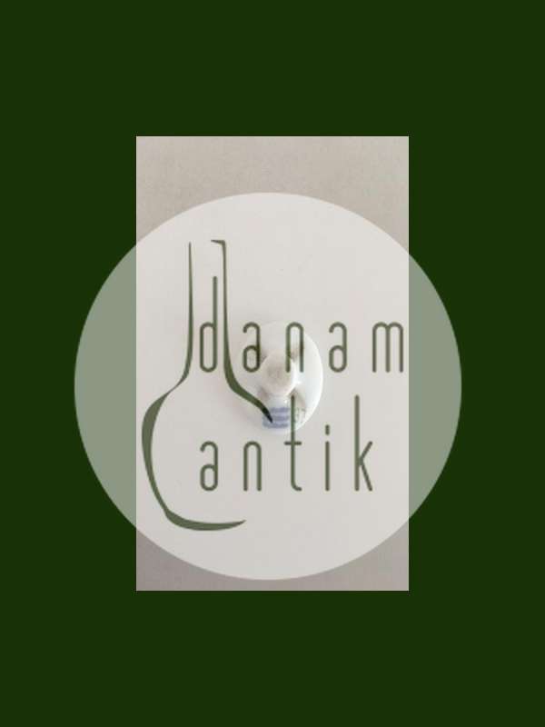 Royal Copenhagen Porcelænsknap med Håndmalet Blomstermotiv