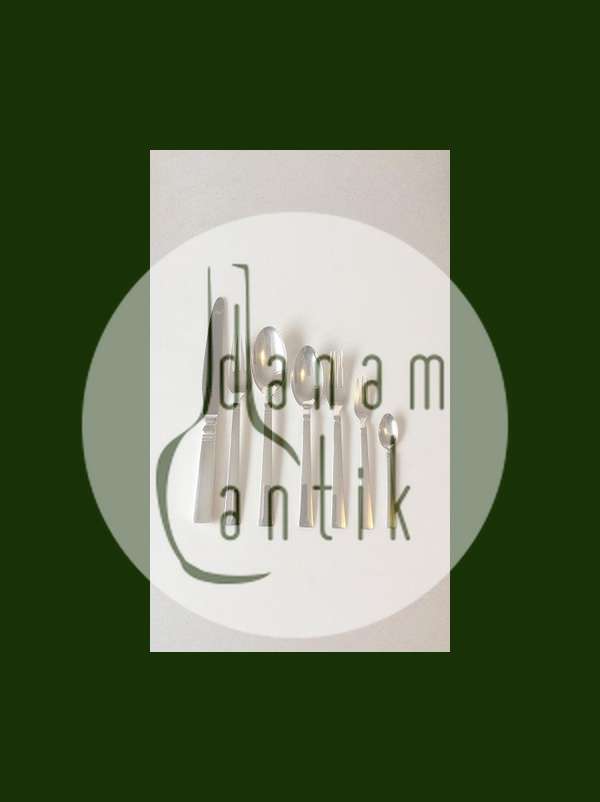 Georg Jensen Block Sterling Silber Ess- und Trinkbesteck 42-teilig