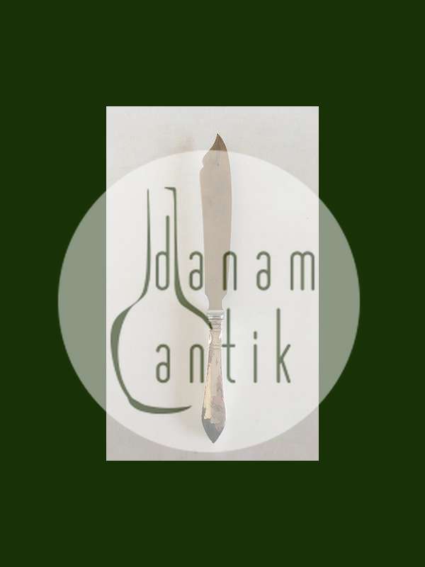 Georg Jensen Antik Lagkagekniv I Sterling Sølv og Rustfrit Stål No 196