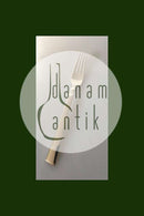 Georg Jensen Sterling Sølv Blok  Spisegaffel No 012