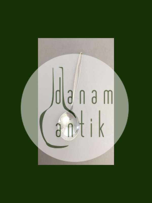 Georg Jensen Sterling Sølv Cypres Syltetøj/bouillonske No 163