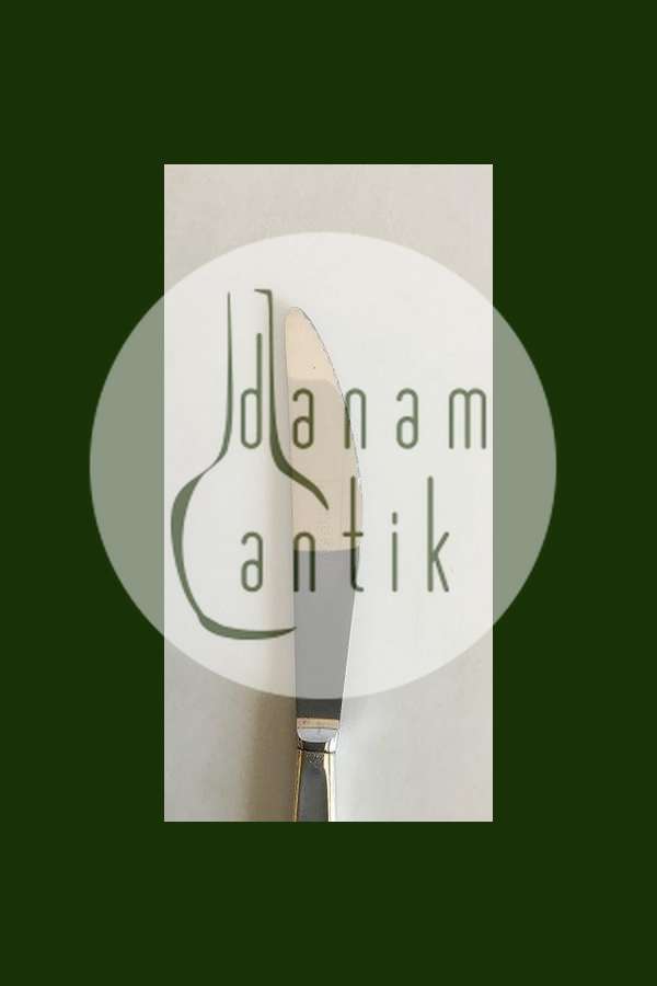 Georg Jensen Sterling Silver Cypress Luncheon Knife with Grill Blade No 024