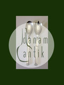 Georg Jensen Double Serrated Sterling Silver Salad Spoon and Fork（ジョージ ジェンセン ダブル セレーション スターリング シルバー サラダスプーン＆フォーク） No 133