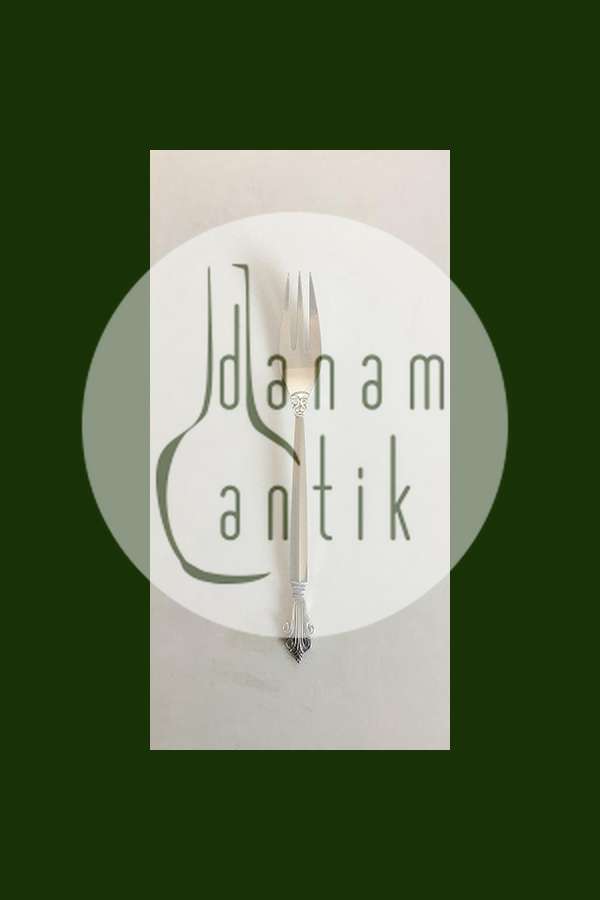 Georg Jensen Sterling Sølv Dronning Fiskegaffel No 061