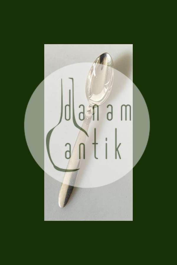 Georg Jensen Sterling Sølv Kaktus Dessertske No 021