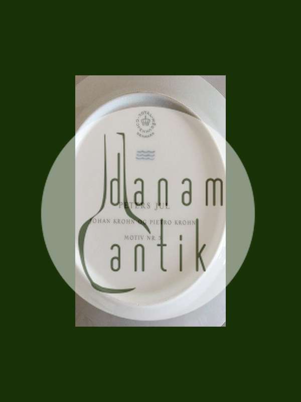 Royal Copenhagen Peters Jul Tallerken Motiv no. 3.