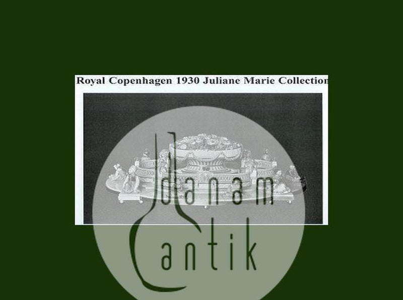 Royal Copenhagen 1930 Juliane Marie Collection bog