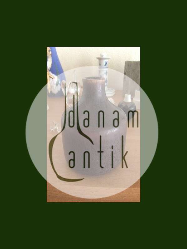 Saxbo vase af Sonne harepelsglasur