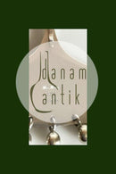 Hans Hansen Sterling Sølv Halssmykke med aftageligt vedhæng med 9 kugler