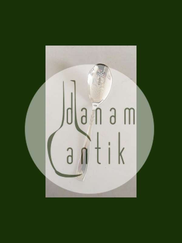 Rex Bær Ske i Sølv. 15 cm. W & S Sorensen