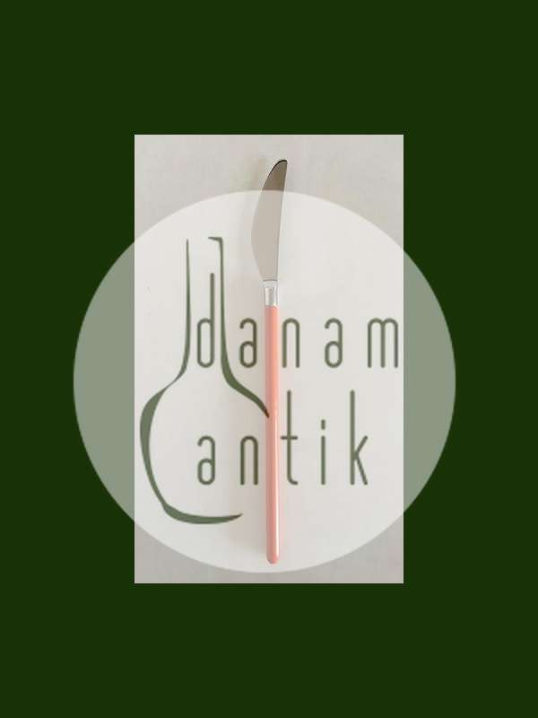 Hans Hansen Amalie Spisekniv med Orange Emalje Håndtag