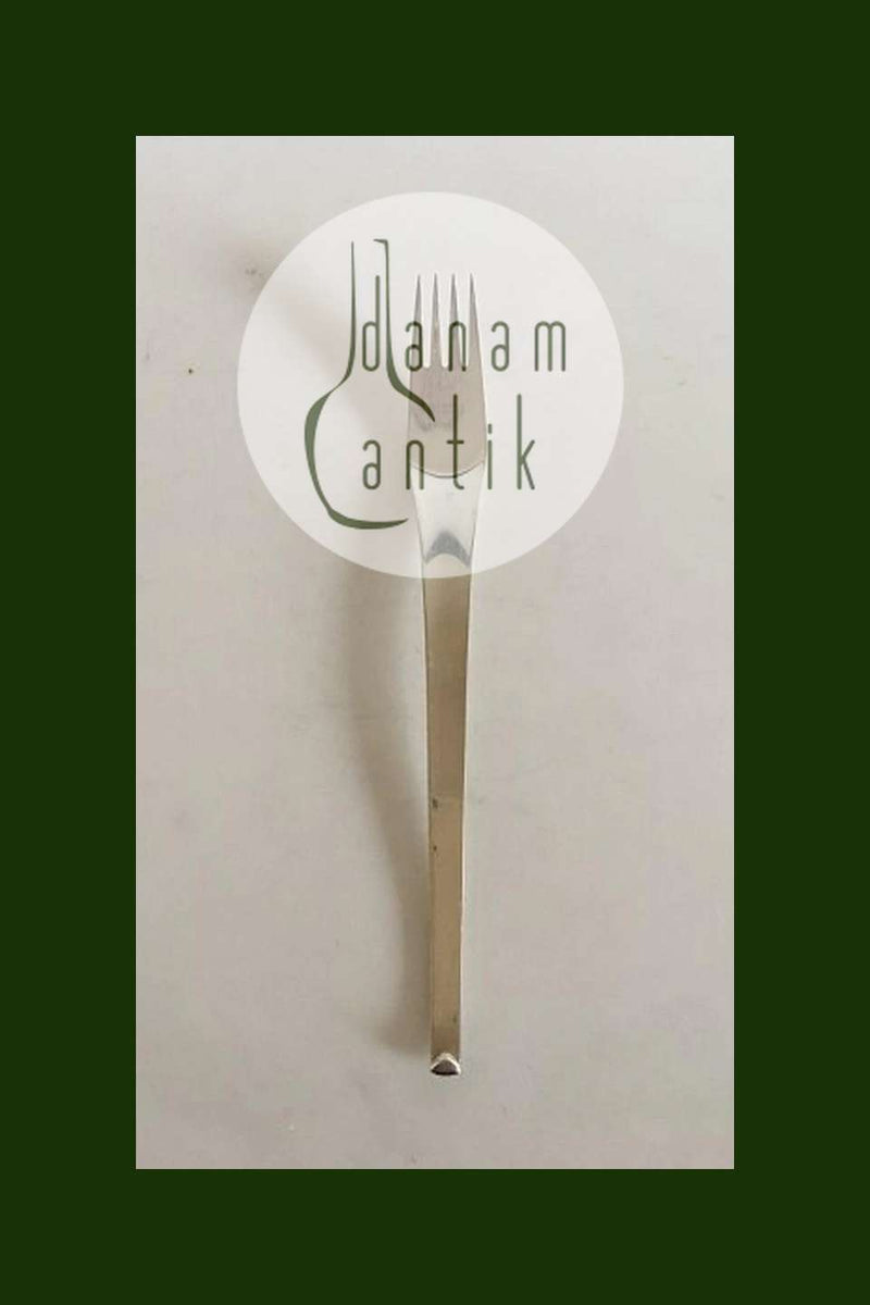 Hans Hansen Linje Sterling Sølv Frokostgaffel