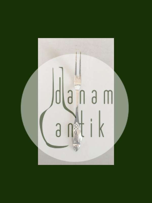 Evald Nielsen No 6 Pålægsgaffel i Sølv